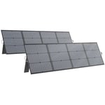 MHPOWOS 2X 220W panneau solaire Portable, panneau solaire pliable étanche IP67, chargeur solaire pour centrale électrique RV