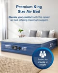 Active Era Premium King Size Air Bed with Advanced Support System and Built-In -