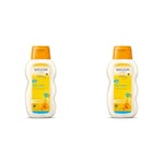 WELEDA - Bain crème Calendula - Soin protecteur relipidant - Pour la peau délicate des bébés et des jeunes enfants - Convient aux peaux sensibles - 200 ml (Lot de 2)