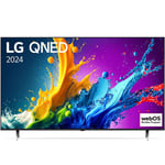 TV QNED LG 75QNED80 189 cm 4K UHD 2024 Noir et Bleu