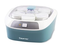 SUNTEC Yaourtière YOG-8571 easy [Pour des yaourts faits maison sans additifs, 6 pots de 170 ml, fermentation lente à 35-45°C, max. 20 W]