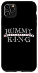 Coque pour iPhone 11 Pro Max Lecteur de cartes Rummy King Gin Rummy Graphic