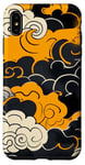 Coque pour iPhone XS Max Graphique de couleur orange au-dessus des nuages