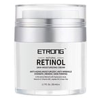 Retinol Moisturizer Cream,ETRONG Anti-aging Wrinkle Night/Day Cream for Face an