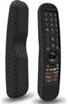 Housse Coque En Silicone Pour Telecommande Magic Lg Mr21Ga Mr22Ga Mr23Ga Mr24Ga,Etui De Protection Pour Magic Remote Lg 2021-2024(Noir)