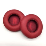 Earpads Coussinets de Rechange Coussinets d'oreille Oreillette de Remplacement Coussins en Mousse pour Casque JBL E35 E45 E45BT Accessoires éponge Cache-oreilles imprimés de type B Rouge