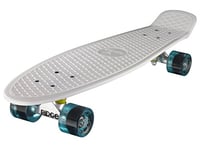 Ridge Retro 27 Skateboard complet Blanc/Bleu Transparent 27'' x 7,5'' - 69 cm