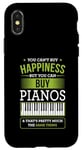 iPhone X/XS You Can't Buy Happiness But You Can Buy Pianos Case