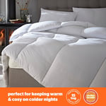 Silentnight Warm & Cosy King Size 15 Tog Winter Duvet – Extra Warm Thick Cosy –