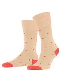 FALKE Men's Dot Socks, Cotton, Beige (Paper Bag 4065), 8.5-11 (1 Pair)