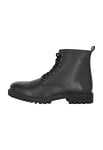 ACESELLO Homme Bottes à Lacets, Noir, 41 EU