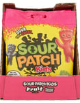 10 stk Sour Patch Kids Fruit Mix - Kjempesur Vingummmi - Hel Eske 1,3 kg