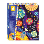 Janod - Coffret Mosaiques en Mousse Espace - Les Ateliers du Calme - Kit Loisir Créatif Enfant - Apprentissage Motricité Fine et Concentration - Dès 7 ans, J07855