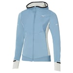 Mizuno Warmalite Hybrid FZ - Veste running femme Glacier Lake L