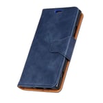 Mipcase Flip Phone Cover for Sony Xperia XZ1 compact, Leather Case Business Wallet Case with [Card Slots], Kickstand Phone Cover Magnetic Closure Phone Case for Sony Xperia XZ1 compact (Blue)