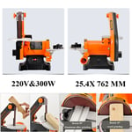 Small Bench Belt Sander Sharpener Wood DIY Polishing Grinding Machine Polisher