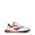 Reebok Women's Nano X4 Sneaker, Ftwwht Black Orgfla, 2.5 UK