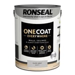 Ronseal Paint One Coat Slate Grey Matt Quick Dry Grease Stain Mould Resistant 5L