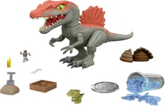 Jurassic World Crushivores Spinosaurus Cage Crasher Dinosaur Figure Set