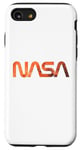 Coque pour iPhone SE (2020) / 7 / 8 Logo rétro de la NASA Mars Worm Patch Space Exploration Graphic