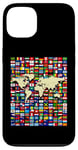 iPhone 13 252 Flags,World Flags,World map with flags. Case