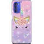 Motorola Moto G51 5G Genomskinligt Skal Unicorn