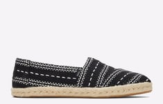 Toms Alpargata Rope Shoes Womens - Black - Size UK 5