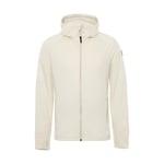 FRISTADS Cobalt stretch fleece hoodie - Off white - L