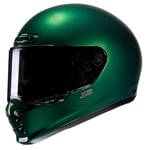 HJC V10 Casque Moto intégral Adulte Unisexe, Deep Green, XXL