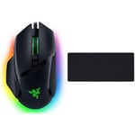 Razer Gigantus V2 XXL- Tapis de Souris Gaming Souple pour la rapidité et Le contrôle & Basilisk V3 - Souris Gaming avec Fil, capteur Optique 26K DPI, Interrupteur de Souris de Jeu Le Plus Rapide