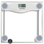 Paul Russells Digital Bathroom Scales, Bath Scales, Body Weight, Weighing Scale for Fitness with High Precision Sensors, Accurate Weight Machine for Humans (st/lb/kg) 28X28cm150KG Wide Platform White