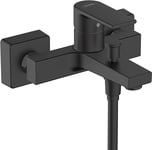 hansgrohe Vernis Shape Single lever bath mixer for exposed installation, matt black, 71450670