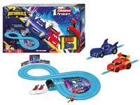 Carrera First I DC Batwheels Time for Action 2.4 Race Track Set I Car for Racetrack | Racetracks and Licensed Slot Cars | Up to 2 Players | For Children from 3 Years and Adults