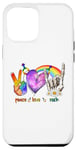 Coque pour iPhone 15 Plus Peace Love Rock Equality Transgender Gay Pride | Mois des LGBT