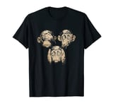 funnyy, see no evil hear no evil speak no evil T-Shirt