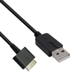 2 in 1 USB Charging Cable 120cm Power Charger Line for Sony PSP Go