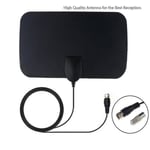 Tv-antenn, inomhus-tv-antenner digital HDTV Freeview för hem smart-tv 4k 1080p tv-antenn