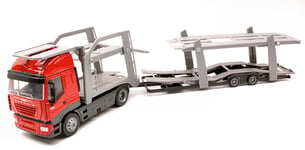 Iveco Stralis Bisarca Rouge Camion 1:43 Modèle NEW RAY