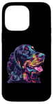 Coque pour iPhone 14 Pro Max Gordon Setter Pop Art Figurine de race de chien