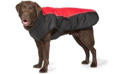 Danish Designs Manteau de Luxe pour Chien/Chiot Lavable en Machine Fermeture réglable Lumière réfléchissante Rouge 65 cm