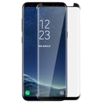 Film verre trempé bords incurvés pour Samsung Galaxy S8 Plus - Contour Noir