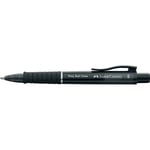 FABER-CASTELL Ballpoint Pen Poly Ball View Black (Pack 5) - 145755