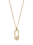 BOSS Double B BB Pendant Necklace, Gold