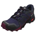 Salomon Speedcross Vario 2 Gore-tex Womens Trainers in Navy Black - 7.5 UK