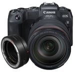 Canon EOS RP + RF 24-105/4 L IS USM + EF - EOS R -adapter