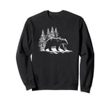 Wildlife Nature Animal Bear Outdoor Forest Sweatshirt