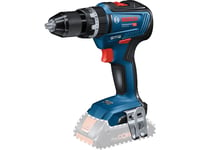 Bosch Gsb 18 V-55 Professional, Elektrisk Skrutrekker, Pistolhåndtak, Sort, Blå, 1800 Rpm, 460 Rpm, 28 Nm - Solo