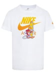 Nike Kids Boys Air Short Sleeve T-shirt - White, White, Size 4-5 Years
