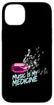 Coque pour iPhone 14 Plus Music is my Medicine for Music Lovers for a Music Lover