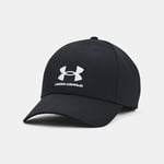 Casquette réglable Under Armour Branded pour homme Noir / Blanc TAILLE UNIQUE